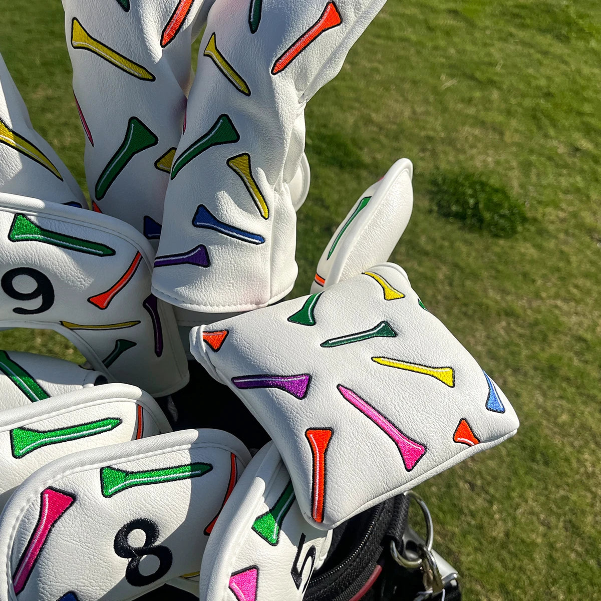 Tee Embroidery Mallet Putter Cover | headcovers