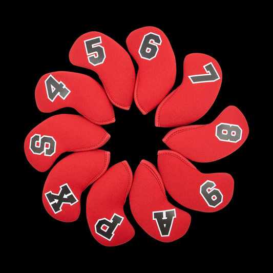 College Red Iron Headcovers