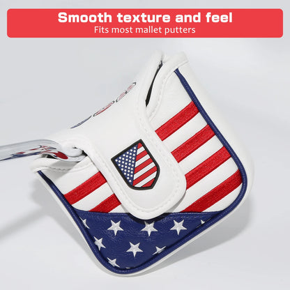 USA Flag Mallet Putter Cover | headcovers