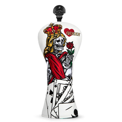 Queen Premium Leather Wood Covers | headcovers