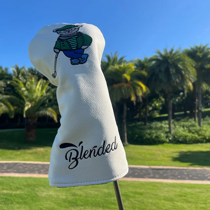 Dr.Bear Wood Covers White | headcovers