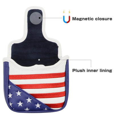 USA Flag Mallet Putter Cover | headcovers