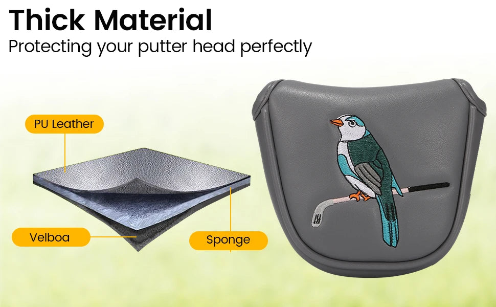 Birdie Mallet Putter Cover | headcovers