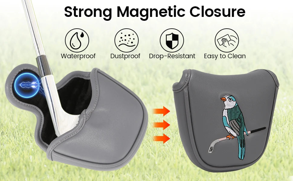 Birdie Mallet Putter Cover | headcovers
