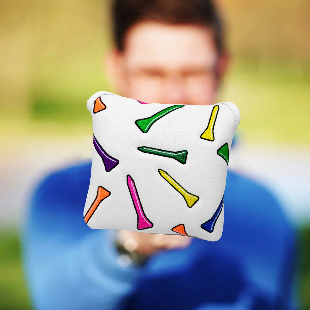 Tee Embroidery Mallet Putter Cover | headcovers