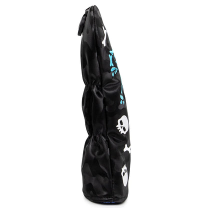 Black Skulls Wood Covers | headcovers