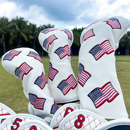 US Flag Patriotism Wood Covers | headcovers