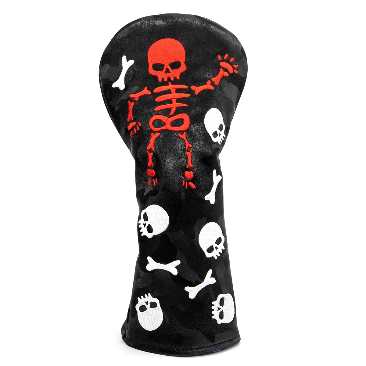 Black Skulls Wood Covers | headcovers