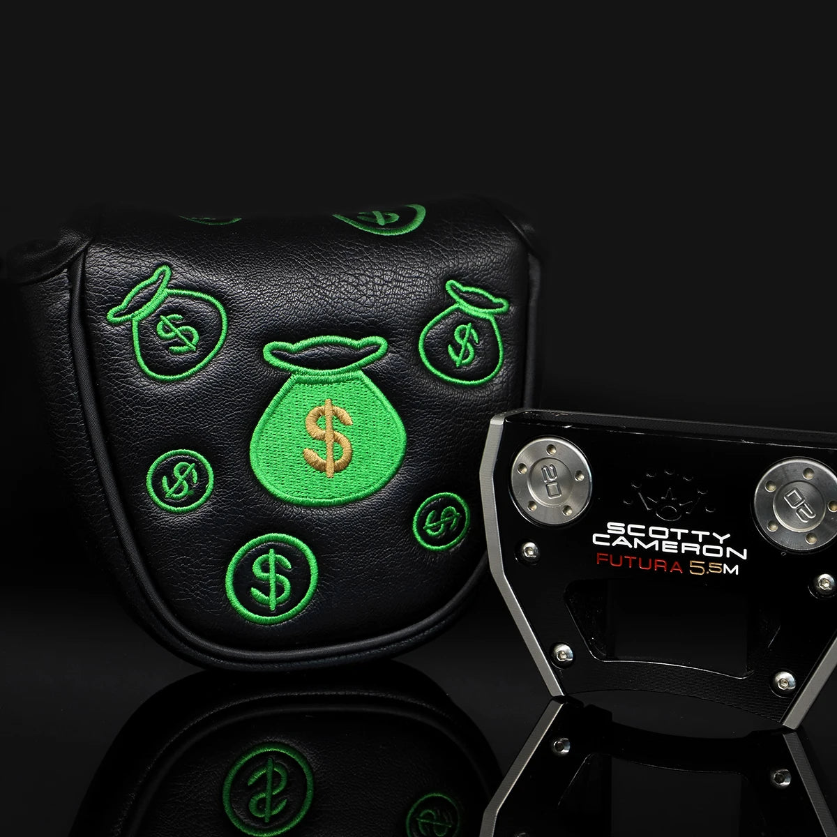 Golden Dollar Blade Putter Cover | headcovers