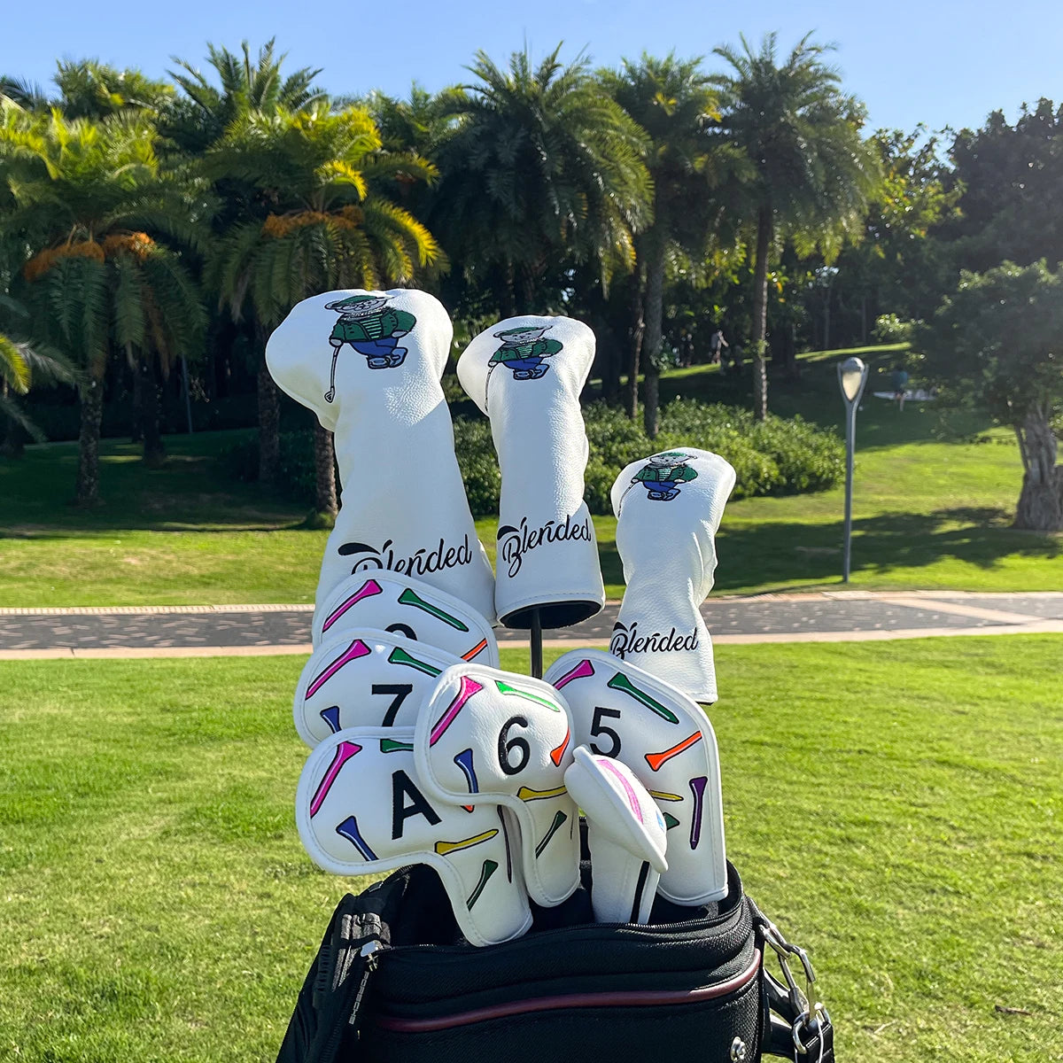 Dr.Bear Wood Covers White | headcovers