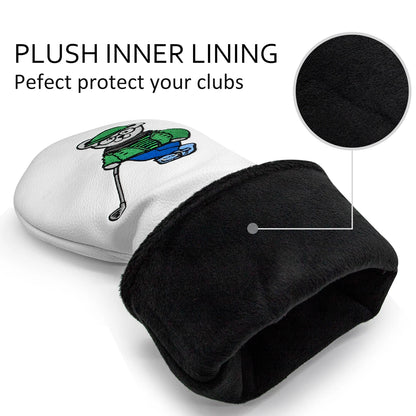 Dr.Bear Wood Covers White | headcovers