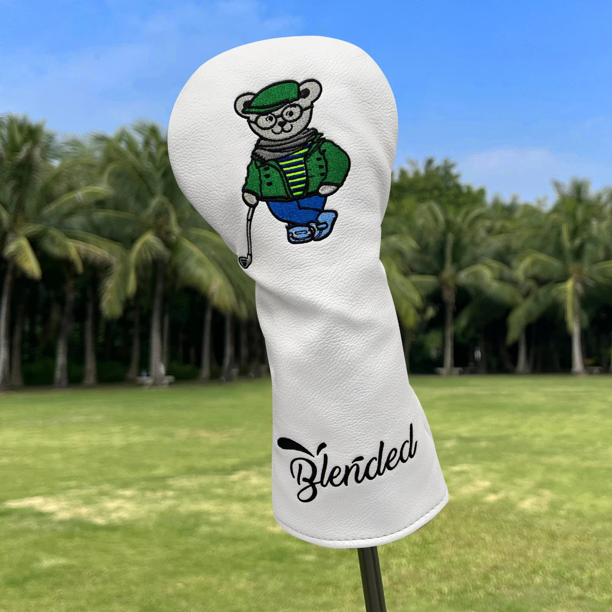 Dr.Bear Wood Covers White | headcovers