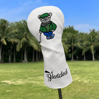 Dr.Bear Wood Covers White | headcovers