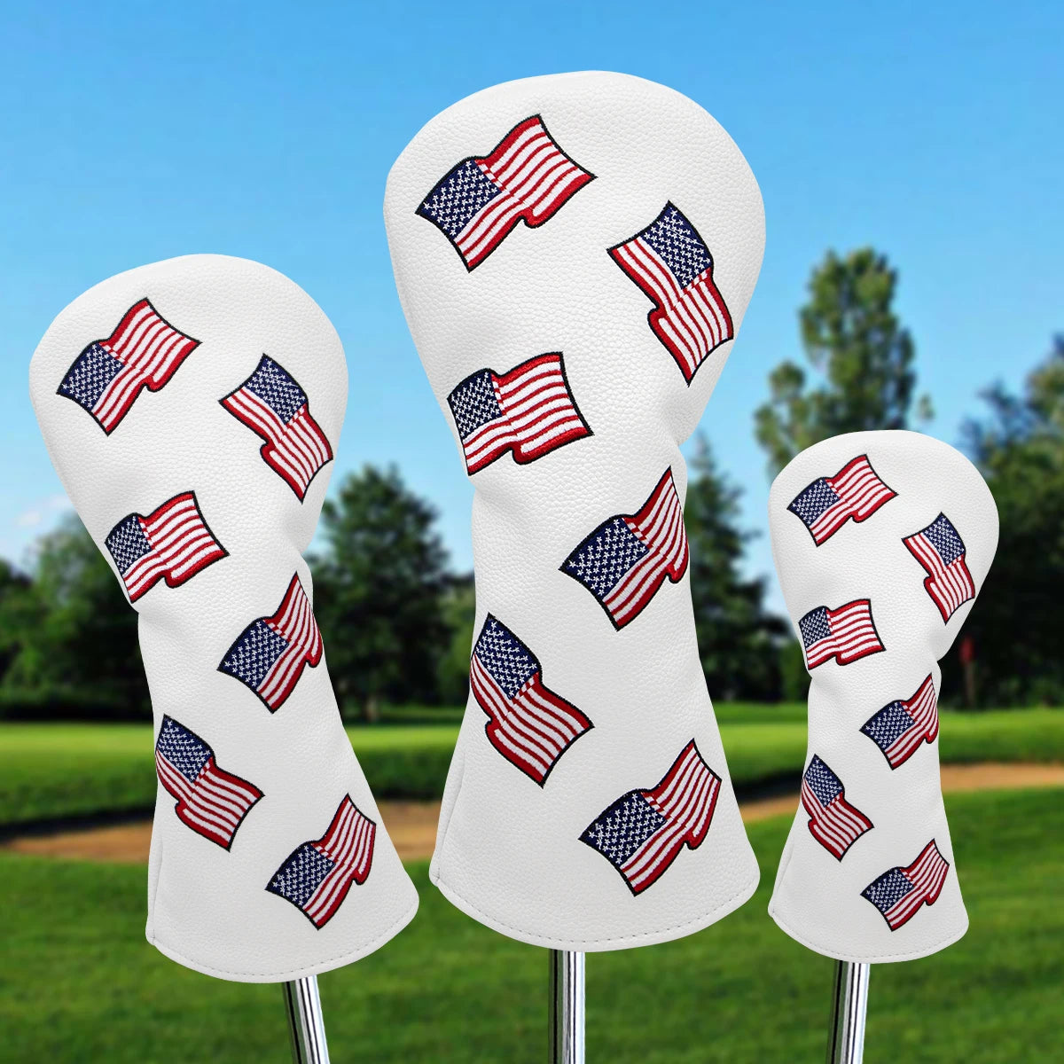 US Flag Patriotism Wood Covers | headcovers