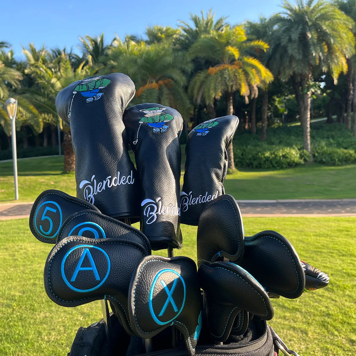 Dr.Bear Wood Covers Black | headcovers