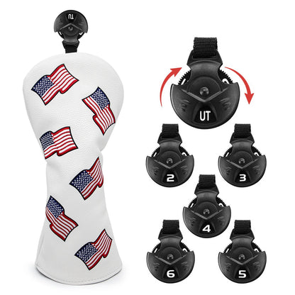 US Flag Patriotism Wood Covers | headcovers