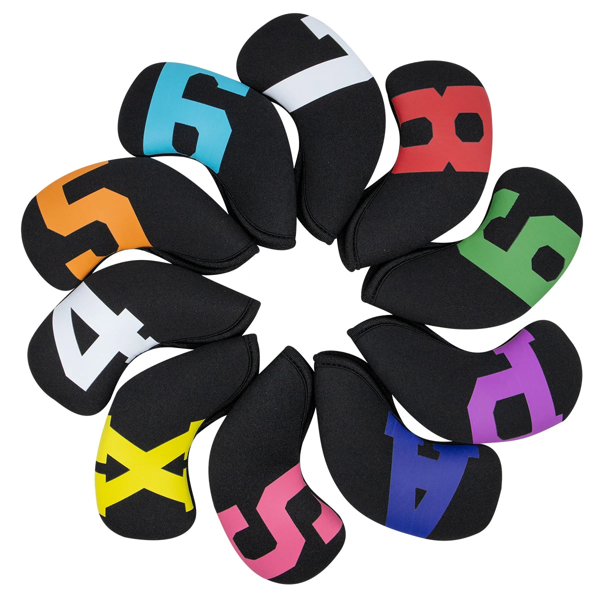 Rainbow Iron Headcovers | Headcovers