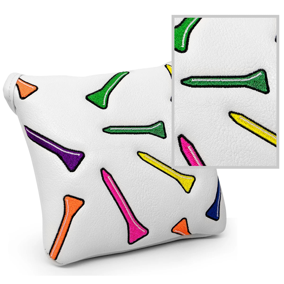 Tee Embroidery Mallet Putter Cover | headcovers