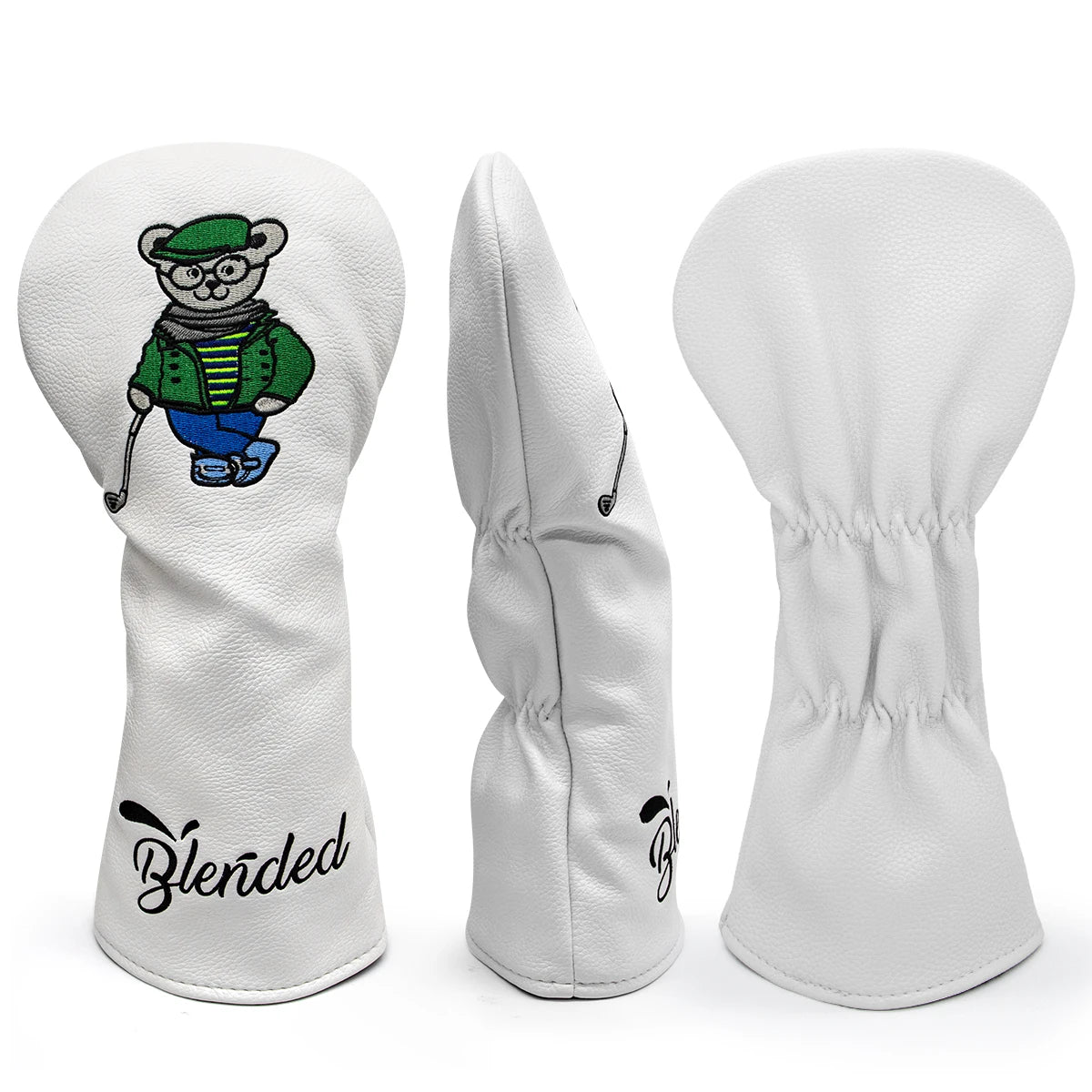 Dr.Bear Wood Covers White | headcovers