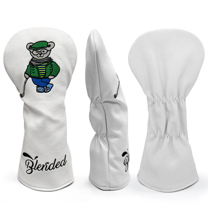Dr.Bear Wood Covers White | headcovers