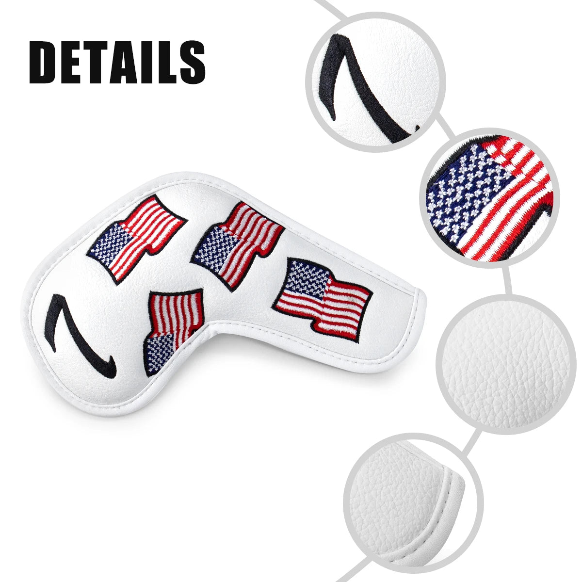 US Flag Patriotism Wood Covers | headcovers